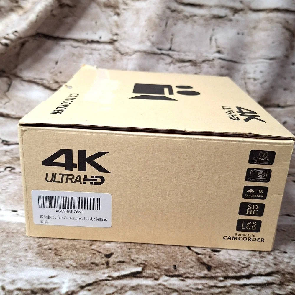 4K Ultra HD Camcorder Digial Life High Definition x00345sowf